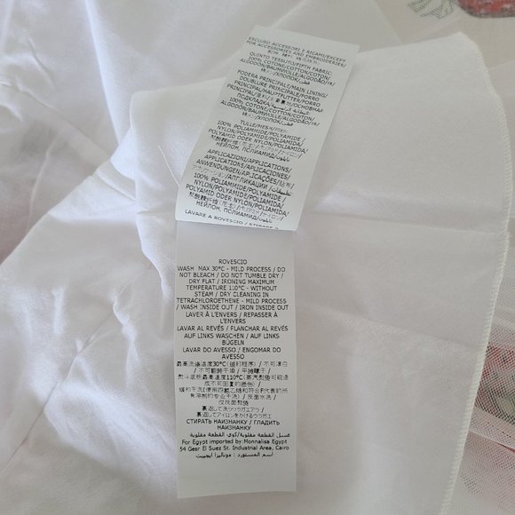 Monnalisa Kids Strawberry Print Full Circle Skirt Made in Italy Size 3 NWT - Picture 7 of 9